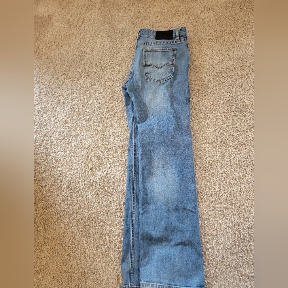 Mens rock & roll straight jeans 33x34